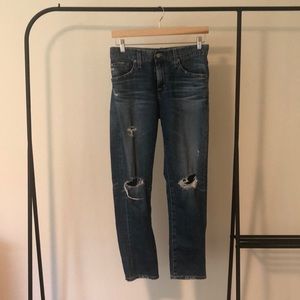 AG ripped jeans size 27